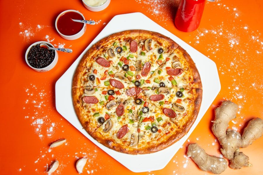 Pizza Verdura mit frischem Gemüse